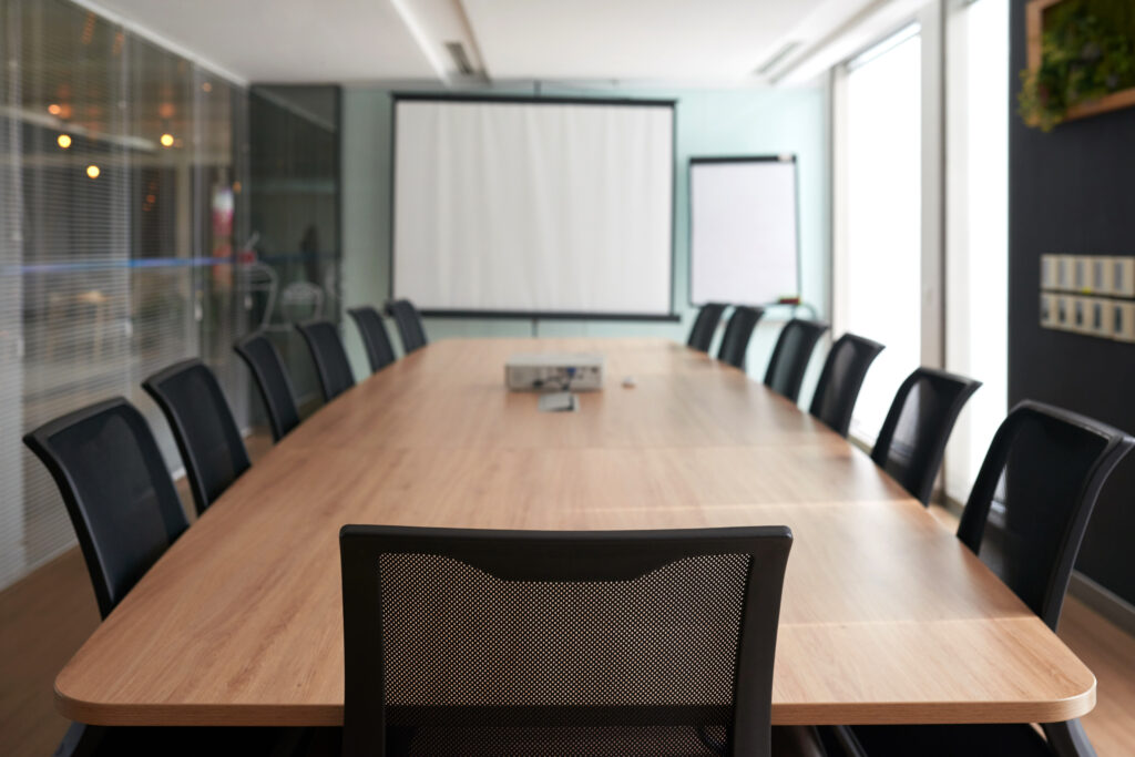 room for business meeting